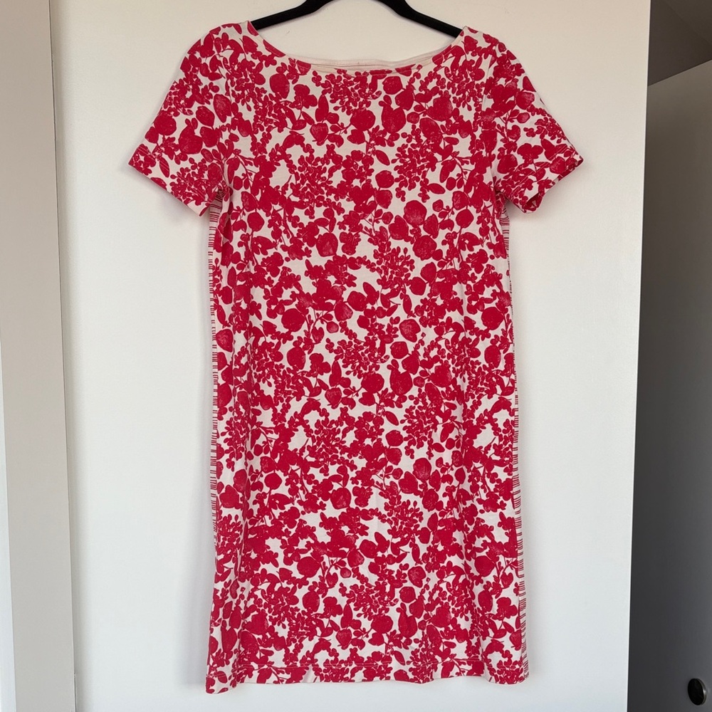 Tory Burch Red and White Floral Mini Dress